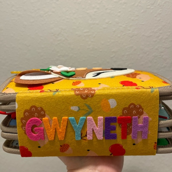 Personalized Felt Deer Quiet Book - Picture 7 of 8